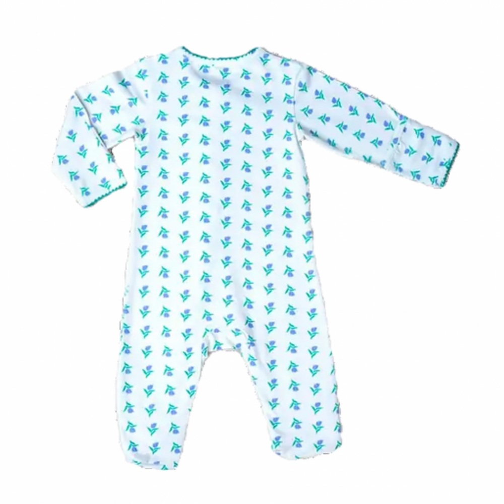 White and Green Baby Onesie - Picture 2 of 2